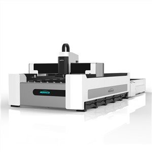Šķiedru lāzera griešanas mašīna ar apmaiņas galdu